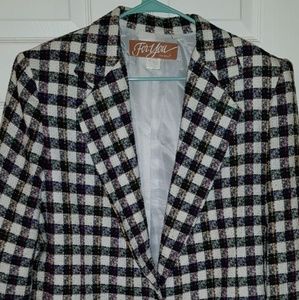 Plaid Blazer